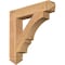 Ekena Millwork Balboa Arts & Crafts Smooth Bracket, Western Red Cedar, 5 1/2"W x 32"D x 32"H BKT06X32X32BOA03SWR - alternate 1